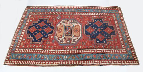 Kazak Carpet, Caucasus, 9ft 5in x 6ft 3in