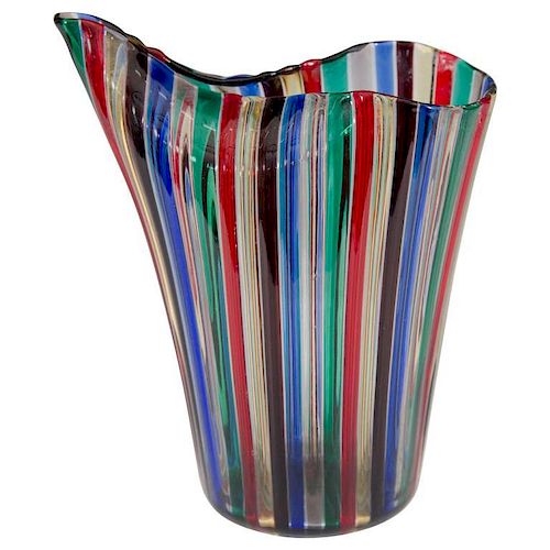 Gio Ponti for Venini Murano Glass Vase