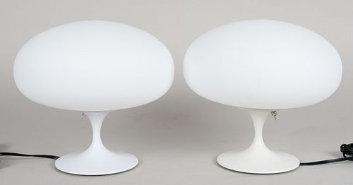 Matched Pair of Stemlite 'Mushroom' Lamps