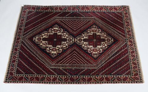 Afshar Rug, 20th Century, 6ft 3in x 4ft 4in
