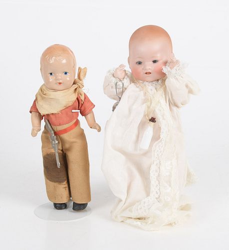 Two Vintage Baby Dolls