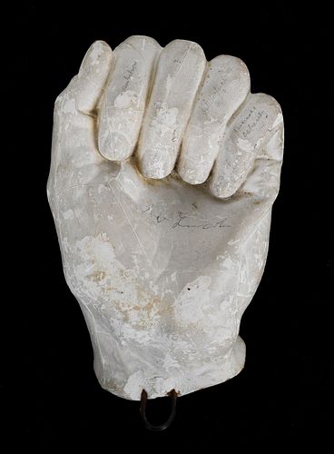 Abraham Lincoln, Plaster Hand c. 1860