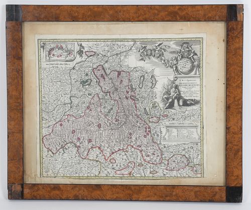 Seutter, Matthaeus, 1678-1756, Map of Germany