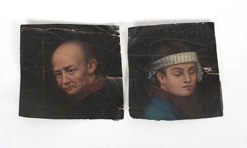 Two China Trade Portraits, 19th Century