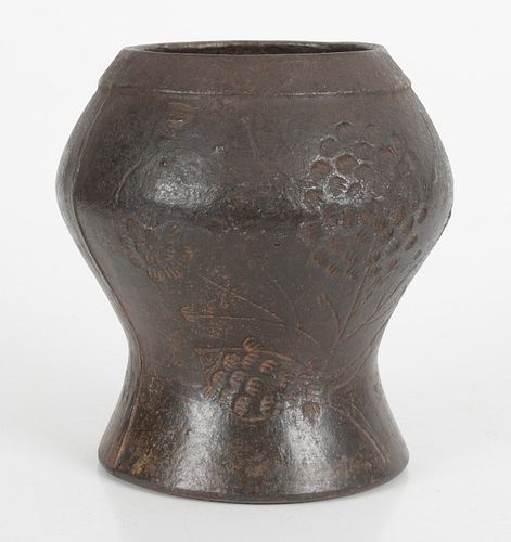 An Antique Asian Cast Iron Vase