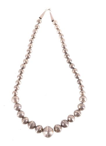Vintage Pawn Navajo Pearls Benchmade Bead Necklace