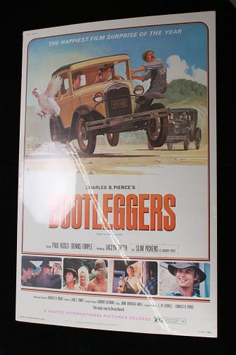 Original Theatre Movie Poster, "Bootleggers" 1974