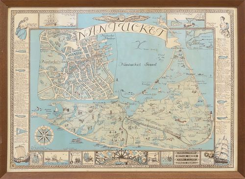Ruth Haviland Sutton Nantucket Map