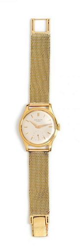 An 18 Karat Yellow Gold Ref. 2509 Wristwatch, Patek Phillipe, Circa 1958,