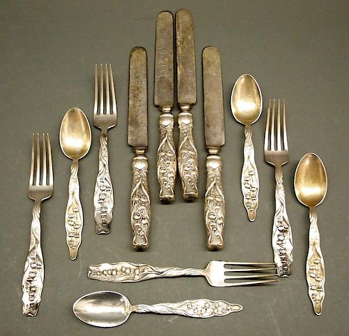 Whiting "Lily of the Valley" Sterling flatware
