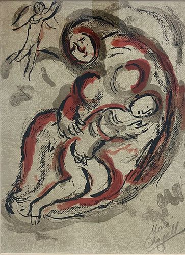 Marc Chagall - Hagar in the Desert