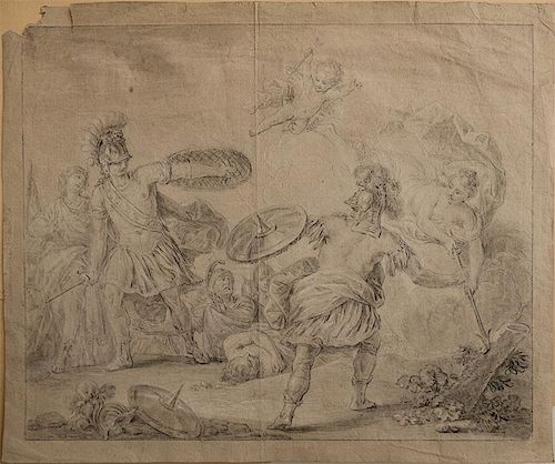 Old Master Italian 18th century mythological drawing