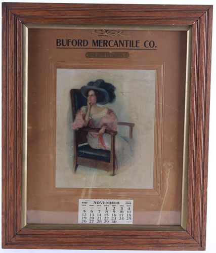 Alder, Montana Buford Mercantile Co. Calendar 1911