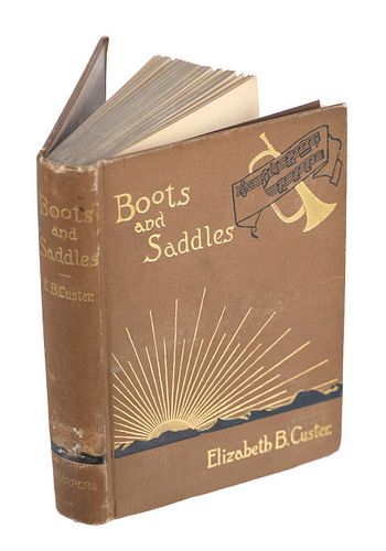 Boots and Saddles by Elizabeth Custer 1885 1st Ed.