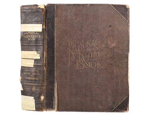 Early 1900s U.S. "The National Reference Book"