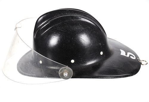 Pre-1950s E.D. Bullard Fiberglass Fireman Helmet