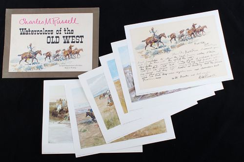 Charles M. Russell Watercolors of the Old West