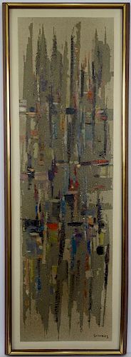 Abdelkader Guermaz (Algerian French, 1919–1996) Arab Modern painting
