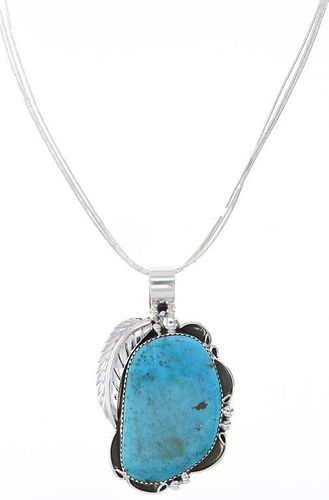 Navajo Bernadine Begay Tsosie Turquoise Necklace