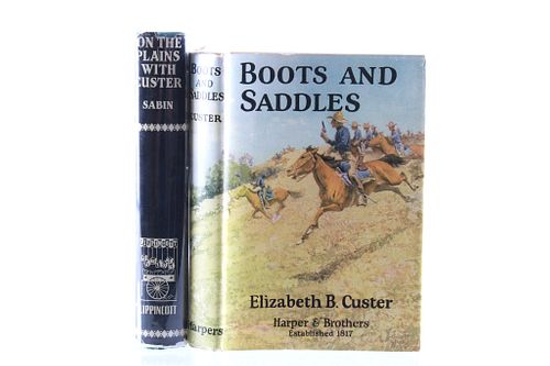 E. B. Custer & E. L. Sabin George Custer Books (2)