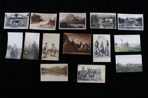 C. 1905-1915 Glacier & Native American Post Cards