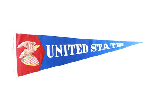 Eagle & Shield United States Felt Pennant Flag