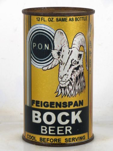 FAKE can - Feigenspan Bock Beer Opening Instruction Can