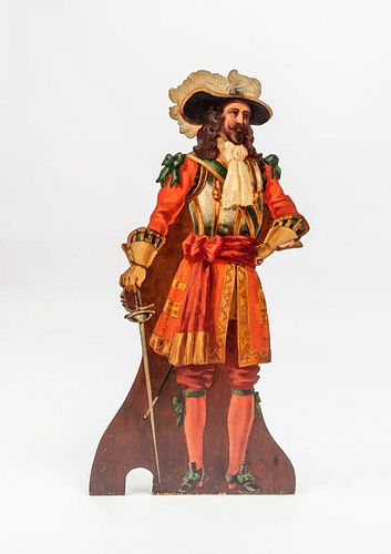 Painted Dummy Board of a Cavalier
