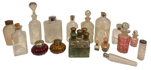 Collection Antique Perfume & Apothecary Bottles 