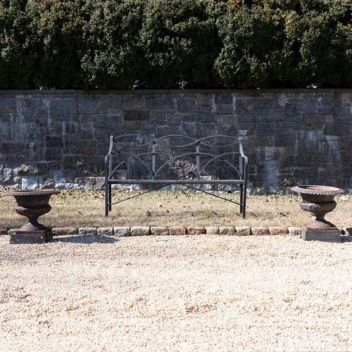 Regency Style Cast Iron Garden Bench