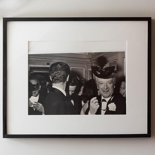 Harry Benson (b. 1929): Cecil Beaton at Truman Capote's Black and White Ball at the Plaza Hotel
