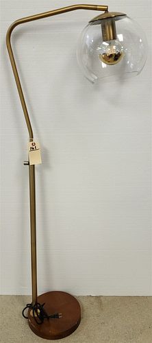 MODERN BRASS FLOOR LAMP 56"