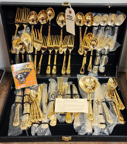 BXD 51 PC GOLDK ELECTROPLATED STAINLESS FLATWARE