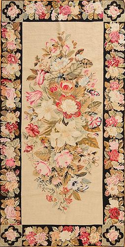 Modern Floral Needlework Carpet