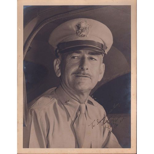 Vintage Portrait of WWII Airforce Brigadier General