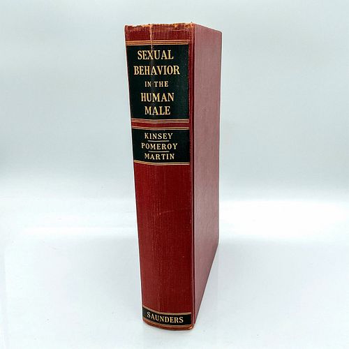 Hardcover Book, Sexual Behavior in the Human Male, First Edition Signed Alfred Kinsey