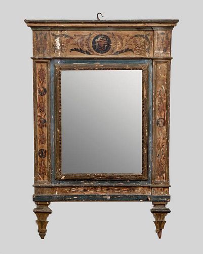 Italian Neoclassical Painted Mirror