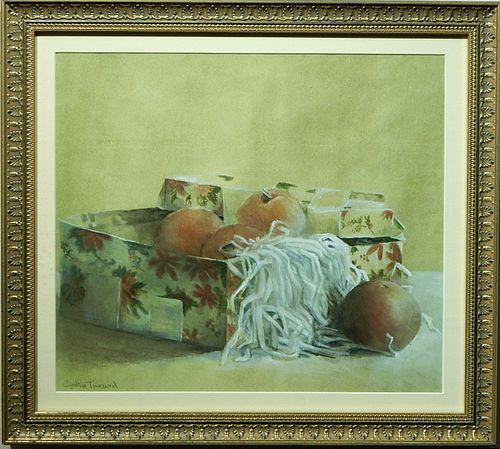 Cynthia Townsend: Box of Pears Still Life