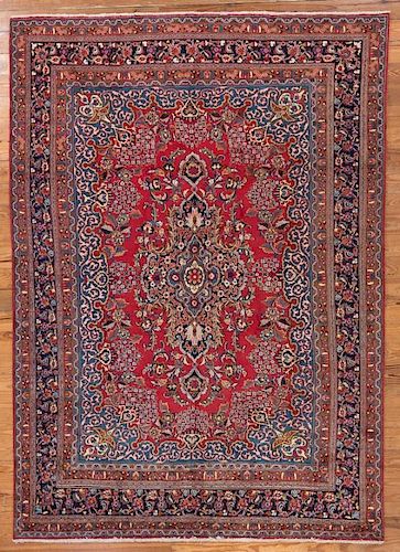 Antique Iranian Mashad 8' x 11' 3" Rug