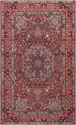 No Reserve - Antique Persian Kerman Rug 7 ft 3 in x 4 ft 5 in (2.2 m x 1.34 m)