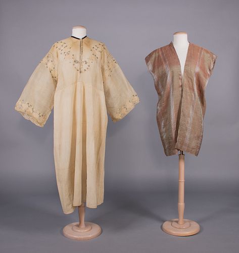 TWO REGIONAL GARMENTS, NORTH AFRICA & NEAR EAST, LATE 19TH & MID 20TH C