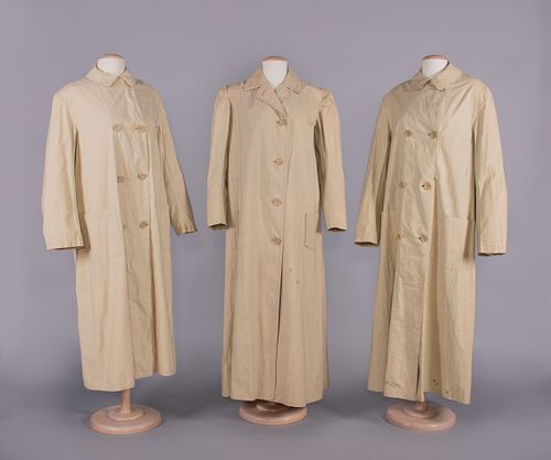 THREE COTTON DUSTERS, 1900-1910s