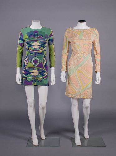 TWO EMILIO PUCCI TWO PIECE ENSEMBLES, ITALY, 1960s