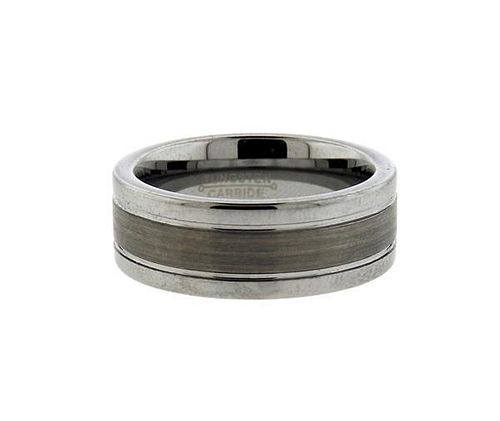 Tungsten  8mm Wide Band Ring