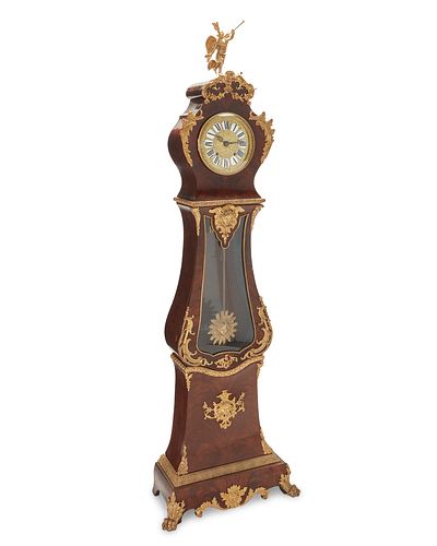 A French Louis XV-style tall case clock