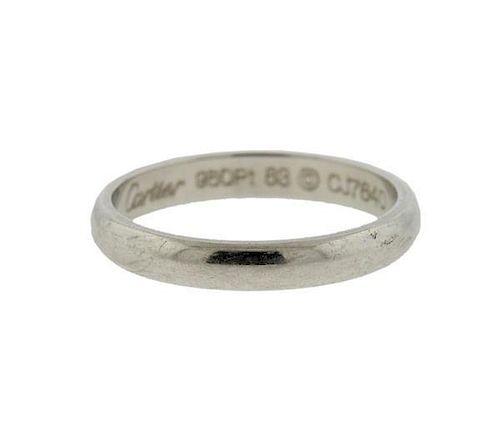 Cartier Platinum Band Ring