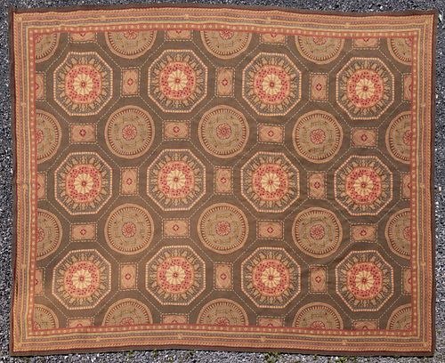 PATTERSON, FLYNN AND MARTIN "DIRECTOIRE" NEEDLEPOINT DESIGN ROOM-SIZE CARPET / RUG