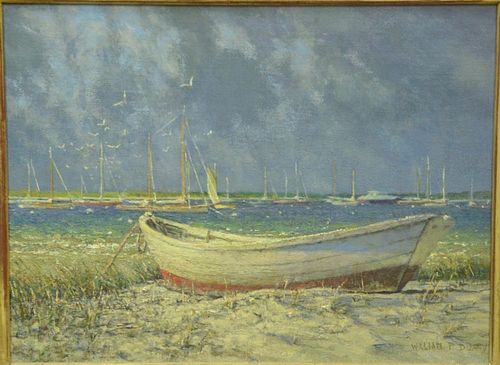 William P. Duffy (1948) 
oil on board 
"Nantucket Textures" 
signed lower right: William P. Duffy 
Mystic Seaport Gallery lab