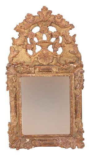 Louis XIV Giltwood Diminutive Pier Mirror
