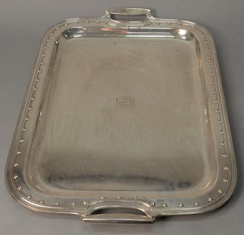 Tiffany sterling silver tray,